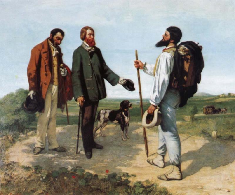 Gustave Courbet Encounter Spain oil painting art